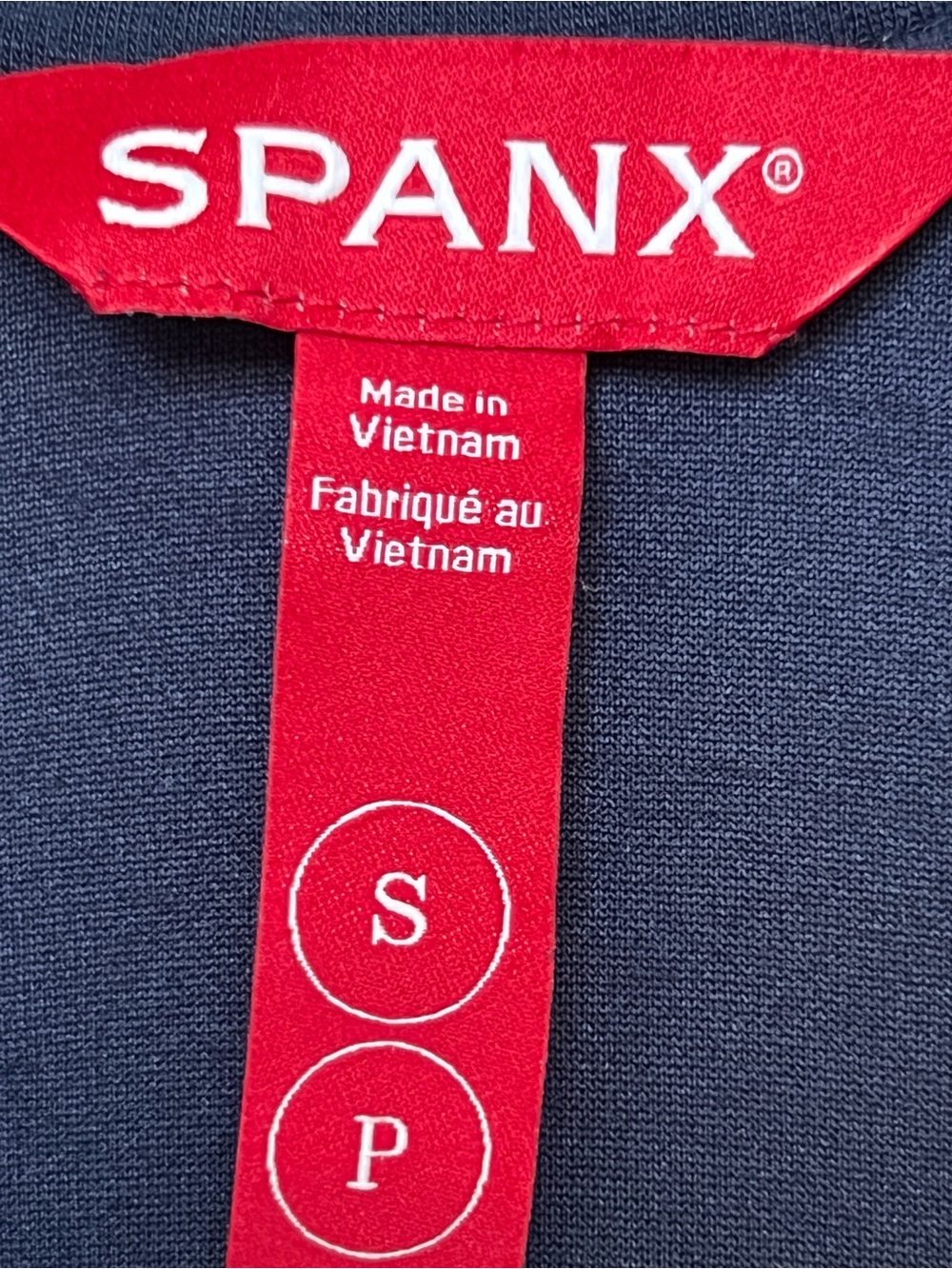 SPANX navy blue Half-Zip Pullover Sweatshirt - Picture 5 of 5